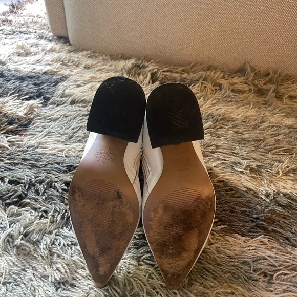 Alias Mae White Leather Ankle Boots - Picture 7 of 9